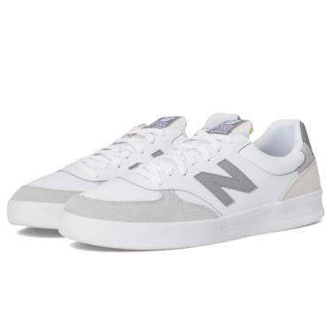 Imagem de New Balance Tênis masculino CT300 V3 Court, Branco/cinza ardósia/0, 41