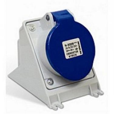 Imagem de Tomada Industrial Sobrepor Steck Newkon 2 Polos+Terra 200V. A 250V. 32