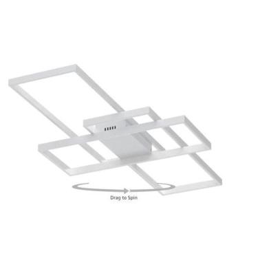 Imagem de Plafon decorativo thuban 70w 3000k - LLAMPADARIUM, BRANCO