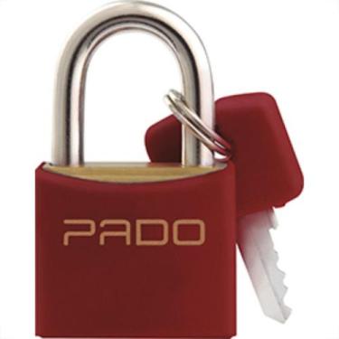 Imagem de Cadeado Pado Color 25 Vermelho