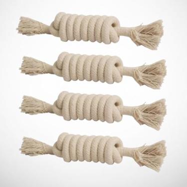 Imagem de CORDA MOLA NÓ Brinquedo Pet Mordedor para Cachorro Sortido