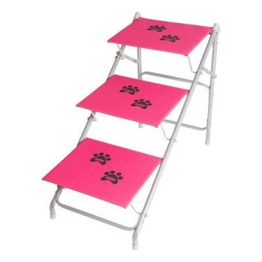 Imagem de Escada pets big rosa n 7 - ONGPET