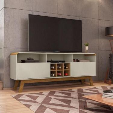 Imagem de Rack Para Tv Até 65" Larimar Bechara Off White C/Cinamomo - MÓVEIS BEC
