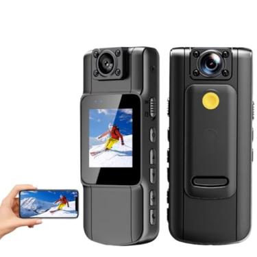 Imagem de Mini câmera 4K 1080p HD WiFi, câmera portátil com clipe traseiro portátil com visão noturna infravermelha, câmera inteligente para aplicação da lei e gravador de carro para segurança e uso externo (4K