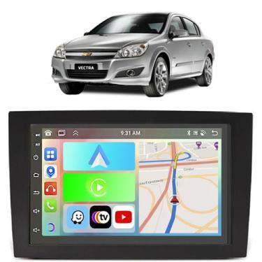 Imagem de Kit Multimídia Android 7 Polegadas Vectra 2005 a 2011 CarPlay Wifi - E