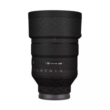 Imagem de Revestimento adesivo para lente de câmera antiarranhões para Sony FE 85 mm F1.4 GM Película protetora de vinil protetor corporal FE 1.4/85 GM 85 1.4 (preto favo de mel)