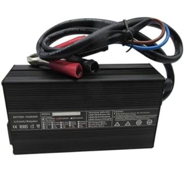 Imagem de Carregador de bateria LiFePO4 de 3,65V 20A, carregamento rápido para células LFP de 3,2 V a 3,3 V, carregador de bateria solar de armazenamento de energia, preto