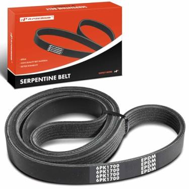 Imagem de A-Premium Correia de transmissão serpentina do motor compatível com Volkswagen, Hyundai, Kia, Chevy, Chrysler, Ford e Mercedes Carros - Jetta 13-16, Sonata 99-03, Santa Fe 01-04, Optima, Magentis