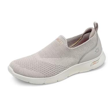 Imagem de Skechers Tênis feminino Arch Fit Refine Don't Go, Cinzento-acastan, 34