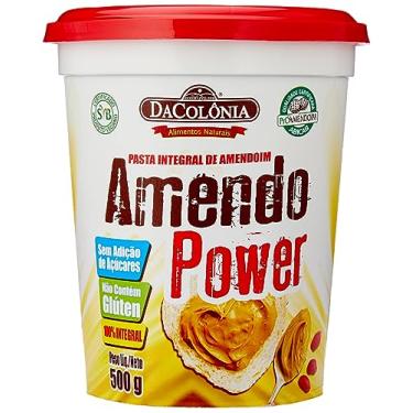 Imagem de DaColônia Amendopower - Pasta De Amendoim Integral, Zero, 500G