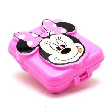 Imagem de Sanduicheira Infantil Mickey ou Minnie 3D Lancheira Escolar Plasútil, 