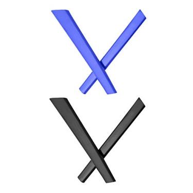 Imagem de Mryok — Meias de substituição para óculos de sol Oakley Splinter – Opções, Blue & Black, One Size