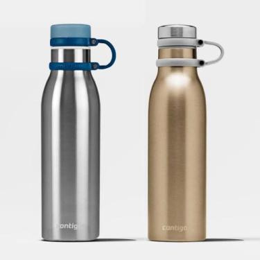 Imagem de Kit com 2 Garrafas Térmicas Matterhorn Azul e Chardonnay Contigo  591m