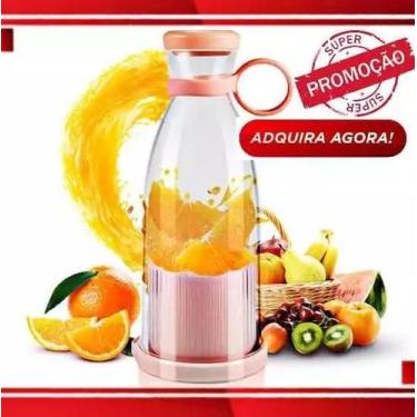 Imagem de Mini Liquidificador Juice Portátil Elétrico 420ml Recarregável Garrafa