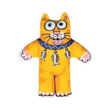 Imagem de Brinquedo Kitten Little para Gatos com Catnip Divertido - Laranja - Ge