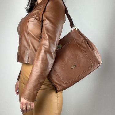 Imagem de Bolsa recuo em couro legítimo b.1070, Tabaco