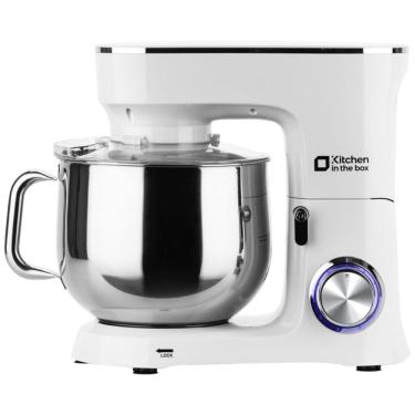 Imagem de Batedeira Kitchen in the Box, 900W 8,5 Litros Elétrica de Cozinha, 10 Velocidades com Capacidade Grande inclinável com Gancho para Massa,