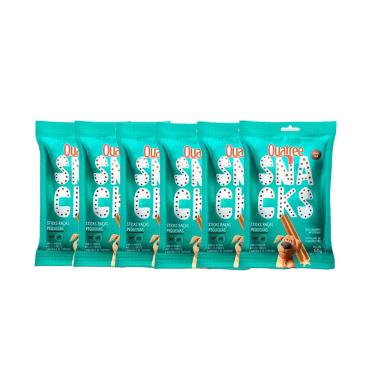 Imagem de Kit 6 Snack Quatree Sticks Petisco Para Cães Raças Pequenas Menta - 60g