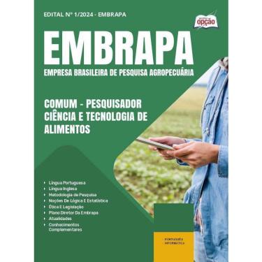 Imagem de Apostila Embrapa 2025 Comum Pesquisador Ciência E Tecnologia