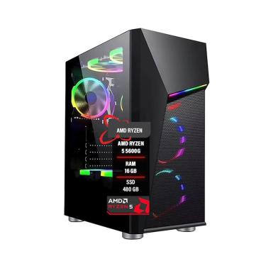 Imagem de Pc Gamer Amd Ryzen 5 5600G Memória 16Gb Ram Ddr4 Ssd 480Gb