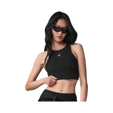 Imagem de Regata Feminina Sem Mangas Para Ioga Aspire Colete De Malha Fitness Tr