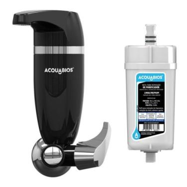 Imagem de Kit Filtro Purificador de Agua Premium Parede Acquabios 1006-0041 Pret