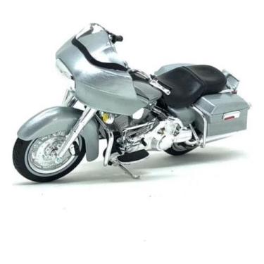 Imagem de Miniatura Harley Davidson Fltr Road Glide (2002) 1:18 Maisto, Cinza, C