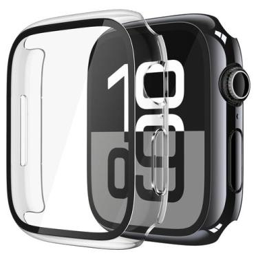 Imagem de Estojo de vidro temperado Misxi com protetor de tela Apple Watch 10 46