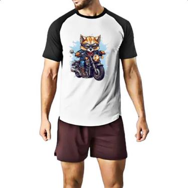 Imagem de Camiseta Raglan Raposa motoqueira - Alearts, G