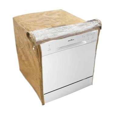 Imagem de CAPA PARA LAVA LOUÇAS BRITÂNIA 8 SERVIÇOS BLL10B TRANSPARENTE FLEX (Bege)