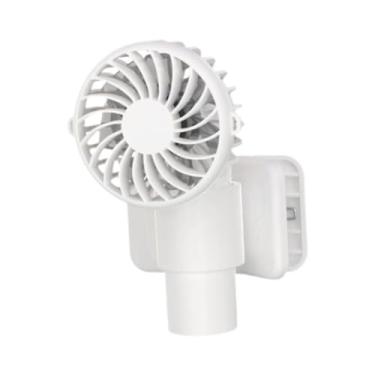 Imagem de XLWLLNJ Clip no ventilador de resfriamento de fã Presente de 3 velocidades Tabela de ajuste Mini fã de mesa pessoal para pesca de cozinha Sport Working Quarto, Branco