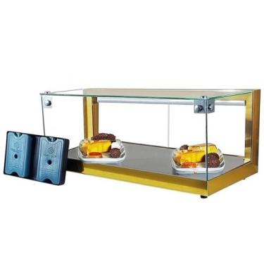 Imagem de B-VF77 - Vitrine fria Beta 77cm Dourada - Com 16 Gelo-X - Bivolt - Ome