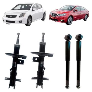 Imagem de Embrasil, Par Amortecedor Dianteiro e Traseiro Sentra 2007 a 2013
