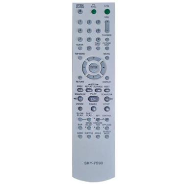 Imagem de Controle Remoto Para DVD SKY-7590 - Lelong