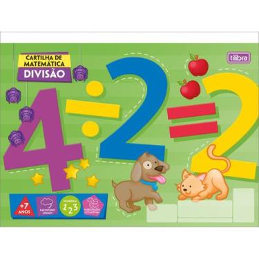 Imagem de Cartilha academie matemática divisão 20 folhas - Tilibra
