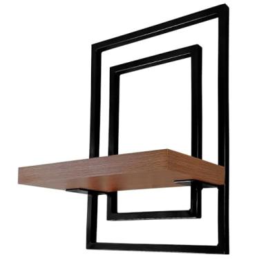 Imagem de Prateleira Quadro Nicho de Parede Decorativo Torun - preto/villandry