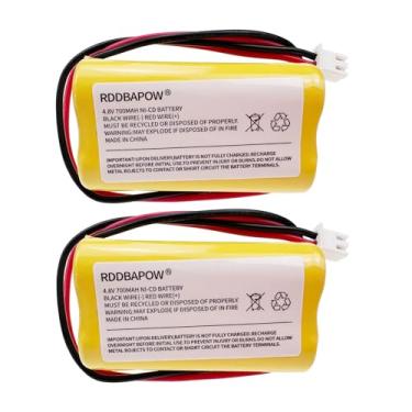 Imagem de RDDBAPOW 4,8V 700mAh BL93NC487 Ni-CD sinal de saída bateria de luz de emergência para Emergi-Lite BAA-48R BAA48R, OSI OSA-126 OSA126 BL93NC484 BL93NC485 Interstate NIC0186 (2x4.8v 700mAh ni-cd Bateria