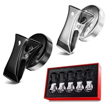 Imagem de NEOCLICK Pacote com 10 clipes magnéticos resistentes, clipes de metal premium de 35 mm de diâmetro com almofadas antiarranhões, clipes magnéticos fortes para quadro branco, geladeira, uso escolar
