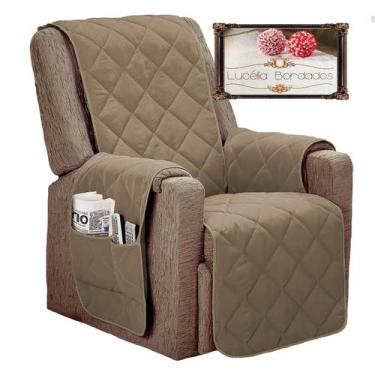 Imagem de Capa protetora para poltrona do papai retratil e reclinavel com fixado