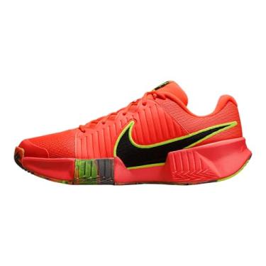 Imagem de Nike Zoom Challenge Tênis masculino Pickleball (FQ4154-800, laranja hiper/volt/cinza médio/preto), Hyper Orange/Volt/Cinza médio/Preto, 41