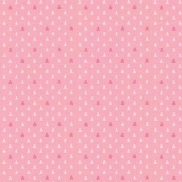 Imagem de Papel De Parede Ursinhos Com Fundo Rosa Adesivo Quarto Sala