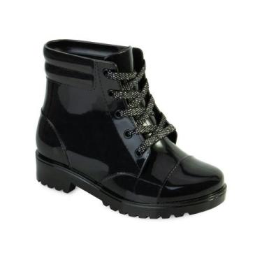 Imagem de Bota Coturno LueLua Infantil LE23-47000, Preto, 25/26