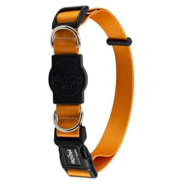 Imagem de Mood Pet Coleira Para Cachorro Cães Modelo Tradicional Tamanho Porte Grande Médio Pequeno (Caramel, PP)