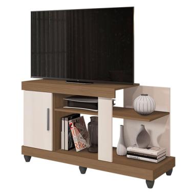 Imagem de Rack para Tv até 42 Polegadas 1 Porta 2 Nichos Aurora