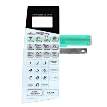 Imagem de Membrana teclado Para Microondas Panasonic Nns 62bh Menu Inverter fami