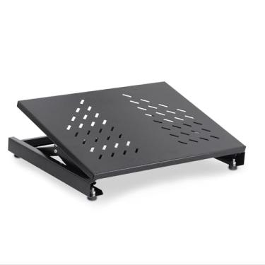 Imagem de Apoio Descanso Base Suporte Ergonômico Para Pés - Aço Preto