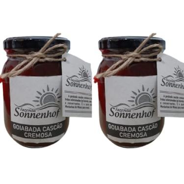 Imagem de Kit com 2 Potes de Goiabada Cascão de Colher Cremosa 320g - Fazenda Sonnenhof