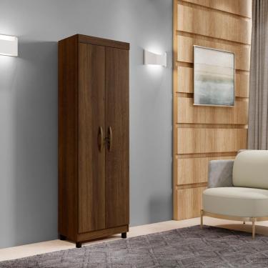 Imagem de Armario Multiuso New Roma Com 2 Portas E Chaves Imbuia