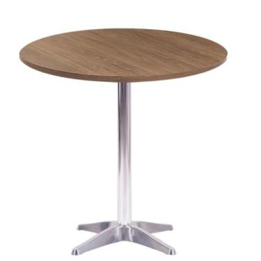 Imagem de Mesa Delta em Alumínio 75 cm (Altura) com Tampo em MDP Redonda 60 cm I