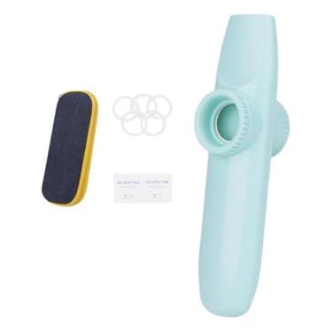 Imagem de simhoa Sacola de presente para flauta Kazoo com enchimento de brinquedo musical e caixa de armazenamento para crianças iniciantes, Azul